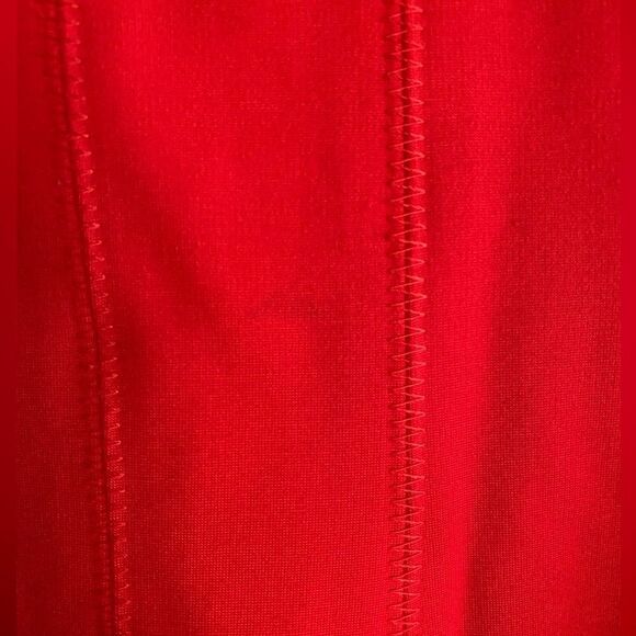 J crew red dress without sleeves and skirt with wide pleats size 6 - Picture 12 of 13